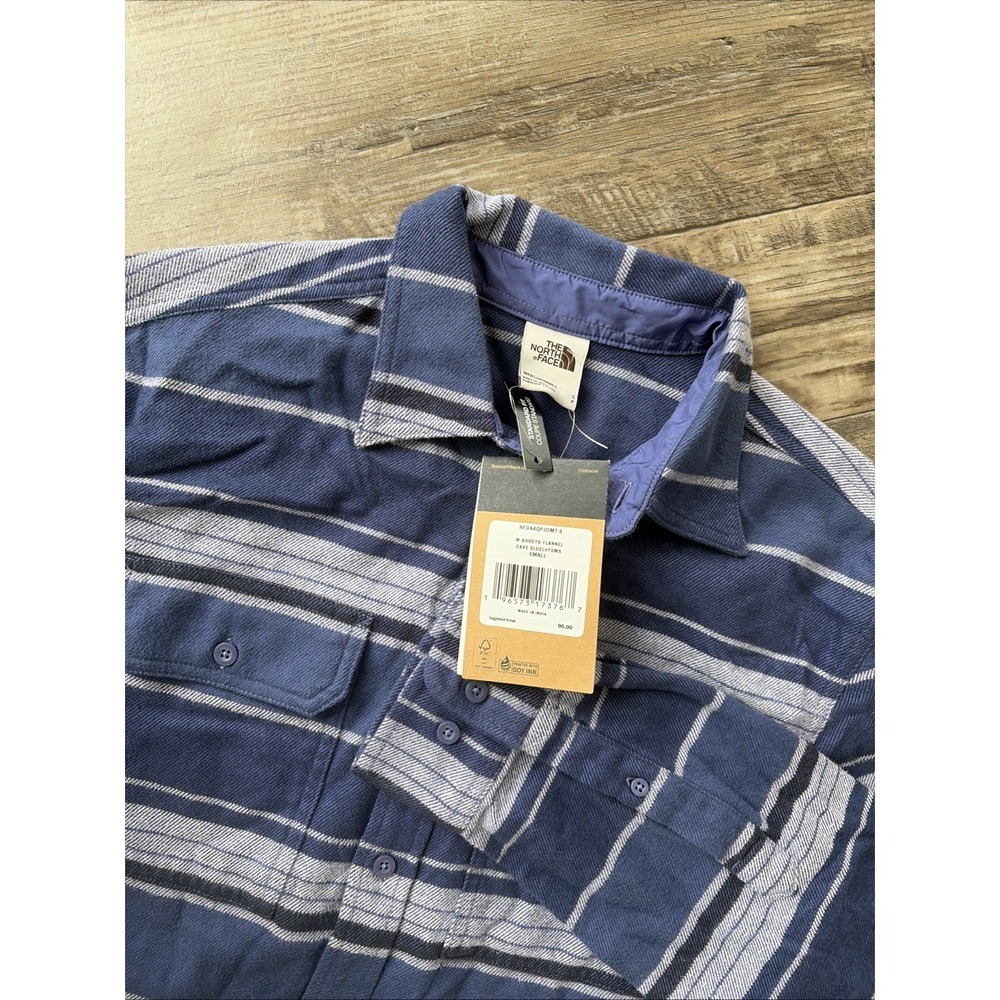 $90 NWT Mens The North‎ Face Arroyo Flannel Plaid Button Down Shirt Size Small